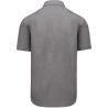 Chemise popeline polycoton manches courtes gris homme Kariban – vue 2
