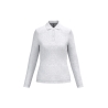 Polo manches longues femme Kariban Gris (Ash Heather)