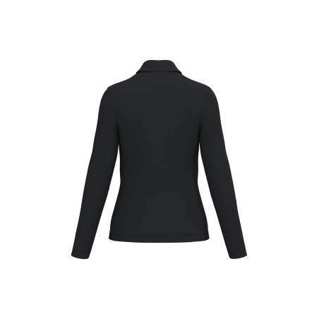Polo manches longues femme Kariban Noir – 220 g/m² – vue 2