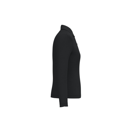 Polo manches longues femme Kariban Noir – 220 g/m² – vue 3