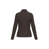 Polo manches longues femme Kariban Marron – 220 g/m² – vue 2