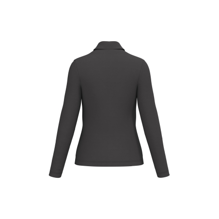 Polo manches longues femme Kariban Gris – 220 g/m² – vue 2