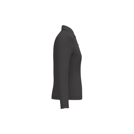 Polo manches longues femme Kariban Gris – 220 g/m² – vue 3