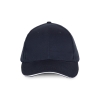 Casquette 6 panneaux sandwich contrasté Marine - K-up