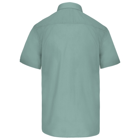 Chemise popeline polycoton manches courtes Kariban Vert Sage homme – vue 2