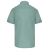 Chemise popeline polycoton manches courtes Kariban Vert Sage homme – vue 2