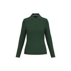 Polo manches longues femme Kariban Vert Forest Green