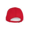 Casquette 6 panneaux sandwich contrasté Rouge/Blanc K-up – vue 2