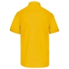 Chemise Popeline Polycoton Manches Courtes Jaune Kariban – vue 2
