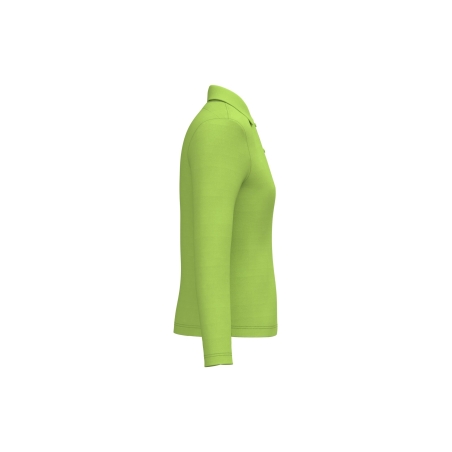 Polo manches longues femme Kariban Vert lime – 220 g/m² – vue 3