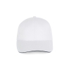 Casquette 6 panneaux sandwich contrasté Blanc/Marine K-up