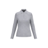 Polo manches longues femme Kariban Gris Oxford Grey