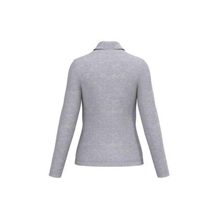 Polo manches longues femme Kariban Gris Oxford Grey – vue 2