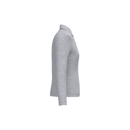 Polo manches longues femme Kariban Gris Oxford Grey – vue 3