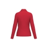 Polo Manches Longues Femme Rouge Kariban – 220 g/m² – vue 2