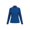 Polo manches longues femme Bleu Royal Kariban – 220 g/m²