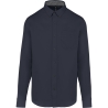 Chemise coton manches longues Nevada Marine homme – Kariban