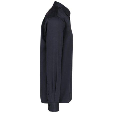 Chemise coton manches longues Nevada Marine homme – Kariban – vue 3