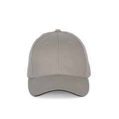 Casquette sandwich contrasté 6 panneaux Gris K-up