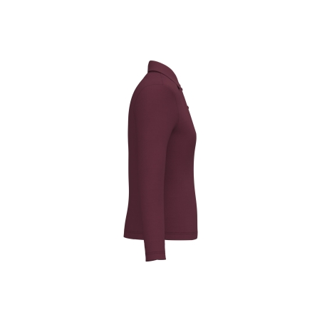 Polo manches longues femme Bordeaux Kariban – 220 g/m² – vue 3