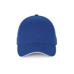 Casquette sandwich contrasté 6 panneaux Bleue – K-up