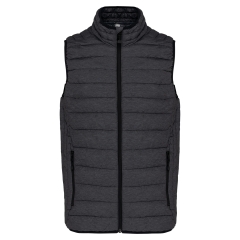 Bodywarmer léger sans manches Kariban homme – Gris chiné