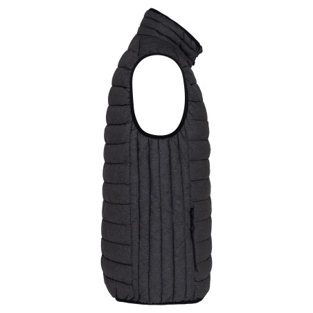 Bodywarmer léger sans manches Kariban homme – Gris chiné – vue 3