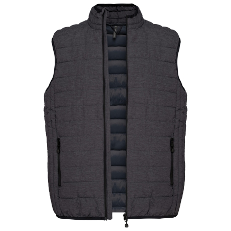 Bodywarmer léger sans manches Kariban homme – Gris chiné – vue 5