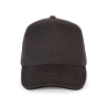 Casquette 5 panneaux Gris anthracite K-up – Coton 260 g/m²