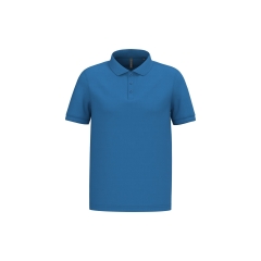 Polo Piqué Manches Courtes Bleu Roi Kariban – Homme