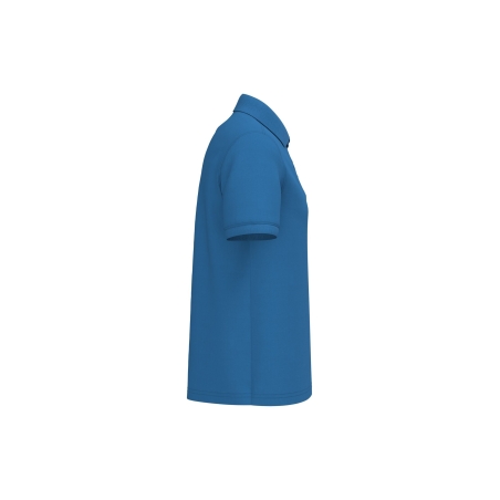 Polo Piqué Manches Courtes Bleu Roi Kariban – Homme – vue 3