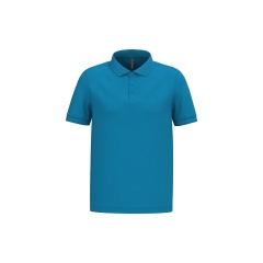 Polo Piqué Manches Courtes Homme Bleu Kariban