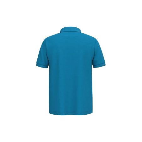 Polo Piqué Manches Courtes Homme Bleu Kariban – vue 2
