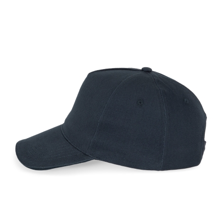 Casquette 5 panneaux Marine K-up – Coton 260 g/m² – vue 3