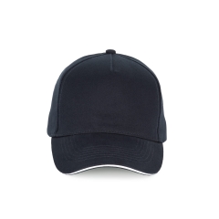 Casquette 5 panneaux Marine K-up – Coton 260 g/m²