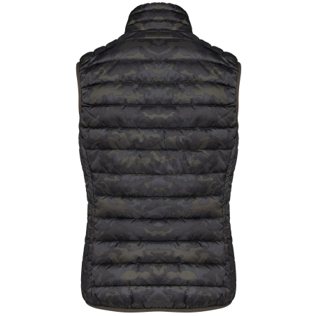 Bodywarmer sans manches femme Jungle Camo Kariban – vue 2