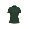 Polo piqué coton femme manches courtes vert forest Kariban