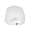 Casquette 5 panneaux Blanc/Rouge K-up – personnalisable – vue 2