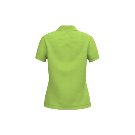 Polo piqué manches courtes femme Kariban Vert lime – vue 2