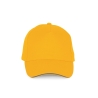 Casquette 5 panneaux Jaune & Gris Ardoise K-up