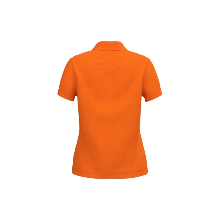 Polo piqué manches courtes femme Kariban Orange – vue 2