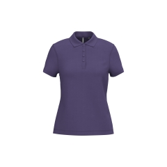 Polo piqué manches courtes femme Kariban Violet