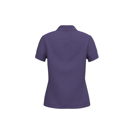 Polo piqué manches courtes femme Kariban Violet – vue 2
