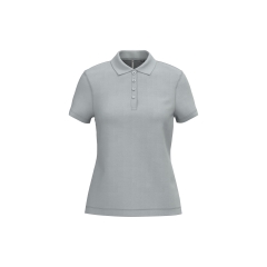Polo piqué manches courtes femme Kariban Gris (Snow Grey)