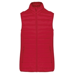 Bodywarmer sans manches femme Rouge Kariban – Doudoune légère
