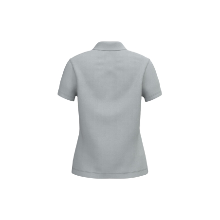 Polo piqué manches courtes femme Kariban Gris (Snow Grey) – vue 2