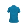 Polo Piqué Manches Courtes Femme Bleu Kariban – vue 2