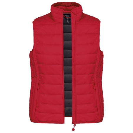 Bodywarmer sans manches femme Rouge Kariban – Doudoune légère – vue 5