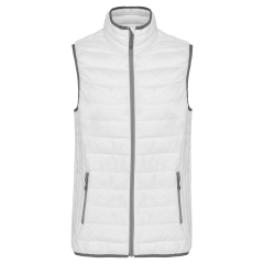 Bodywarmer sans manches femme Kariban – Blanc personnalisable