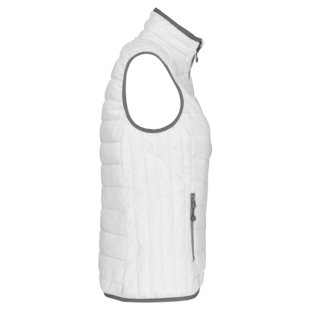 Bodywarmer sans manches femme Kariban – Blanc personnalisable – vue 3